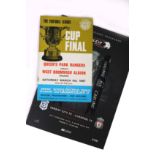 Football Programmes. FA league Cup Finals.