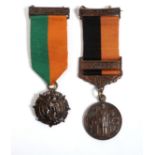 1916 Rising Service Medal and 1917-1921 War of Independence Comhrach miniature pair,