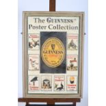 A FRAMED ADVERTISEMENT INSCRIBED THE GUINNESS POSTER COLLECTION 74cm x 49cm