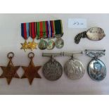 Captain Douglas M Grant, KOSB. WWII five medal group of 1939-45 Star, Burma Star, Defence Medal, War