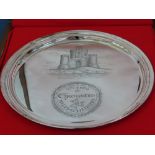 Silver salver commemorating the Millennium of the Isle of Man Tynwald 979 - 1979. Limited No. 6,