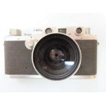 Leica 111c camera no. 483175 with a Voigtlander Color-Skopar F1.5 MC lens no. 9041460 and Leica