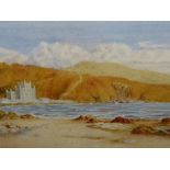 George F.S. Boston (19th / 20thC), Douglas Bay, Watercolour, Signed and titled, 25 x 46 cm