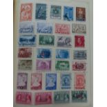 Album of worldwide used stamps
