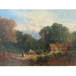 F.W. Hulme (1816 - 1884) British, Surrey, Oil on canvas, 38 x 62 cm