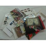 Collection of Isle of Man packets of mint stamps, first day cover, etc.