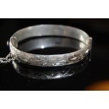 Silver bangle - 29.5 g