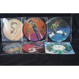 Six picture discs and coloured vinyl - The Tubes (AMS7423), Linda Ronstadt (K13149P), The