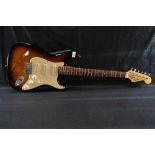 Fender Squire Bullet Stratocaster 20th Anniversary - sunburst, cream pickguard, three single coil