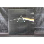 Pink Floyd - Dark Side of the Moon SHVL 804 - blue outlined triangle - with posters