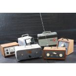 Collection of home made audio testers and volt meters