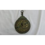 Antique brass astrolabe with Arabic characters. Diam. 5.75 ins.