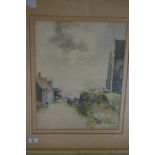 James Watson, A glimpse of sunshine, Watercolour, Signed, 14 x 18 ins.