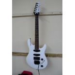 Peavey Nitro III six string electric guitar, Kahler bridge, two single coil and one humbucker pick