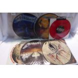 Metallica - picture disks - Ride the Lighting (MFN27P), Angels from Hell (MMR9205), Interview (|