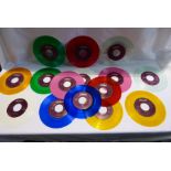 The Beatles - fifteen rare clear and coloured Capitol Records for jukebox only singles including:-