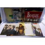 A large assortment of The Beatles compliation albums