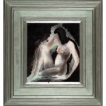 James Augustus McLean (American/North Carolina, 1904-1989), "Figure Sketch - Female", oil on