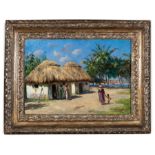 Abbott Fuller Graves (American/Massachusetts, 1859-1936), "Jamaica", oil on canvas, signed lower