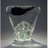 Gene Koss (American/New Orleans, b. 1947), "Ridge", 1988, glass, signed, titled and dated lower
