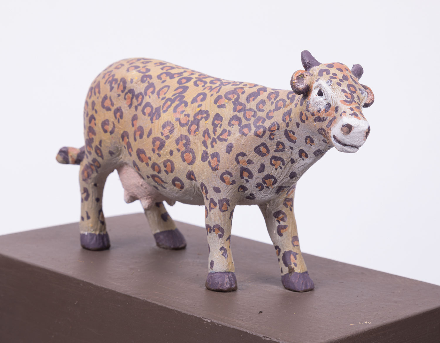 José-Mariá Cundín (Spanish/New Orleans, b. 1938), "The Dangerous Cow", 2006, painted plastic and - Image 3 of 3