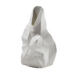 Frank Gehry for Tiffany "Rock" Vase , c. 2005, bone china, made in Ireland, h. 11 1/2 in., w. 7 in.,