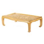 Contemporary French Gilt and Lacquer Low Table , Atelier Midavaine, Paris, in the Ming style,