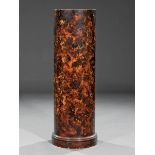 Faux Tortoiseshell Pedestal , h. 42 in. Provenance: The Friedle-Garrison Collection, New Orleans