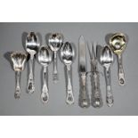 Group of American Sterling Silver Serving Pieces , various makers and patterns, incl. a carving