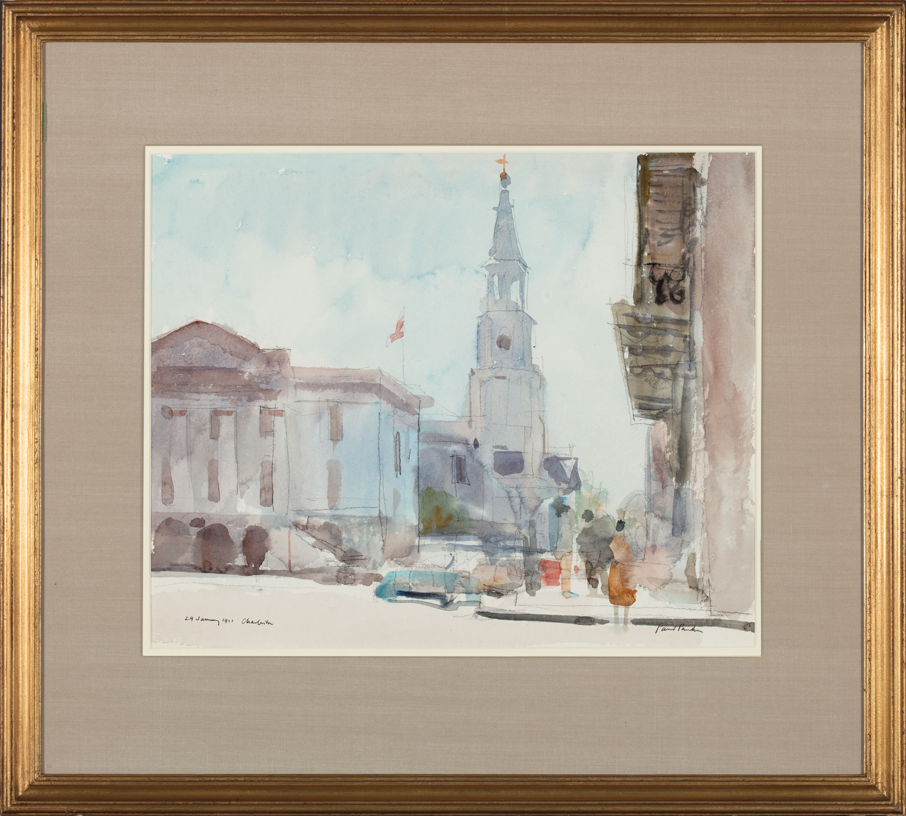 Paul Parker (American/Illinois, 1905-1987), "Back Alley, Charleston", "St. Michael's from Queen - Image 4 of 7
