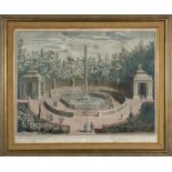 Antoine Hérisset (French, c. 1685-1769), "Fontaine des Domes dans un des Bosquets des Jardins de