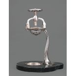 Decorative Silverplate and Marble Citrus Press , h. 11 3/4 in., w. 9 1/2 in