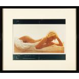Bertram "Bert" Stern (American/New York, 1929-2013), "Nude on the Bed", 1962 negative creation
