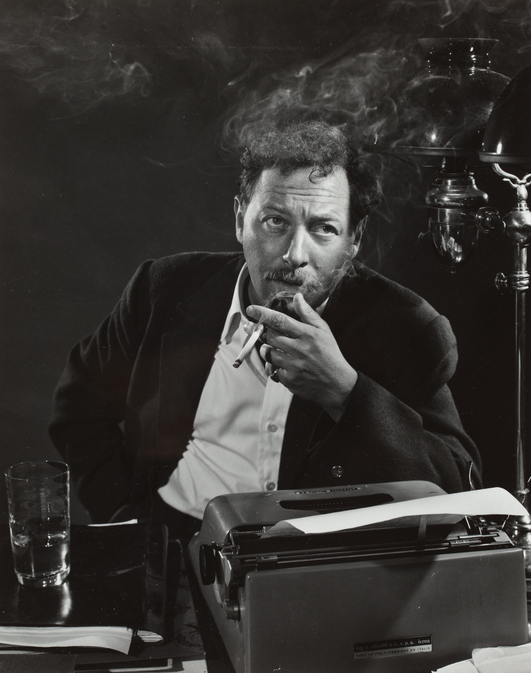 Yousuf Karsh (Amrmenian/Canadian, 1908-2002), "Tennessee Williams", 1956 negative creation date, - Image 2 of 2