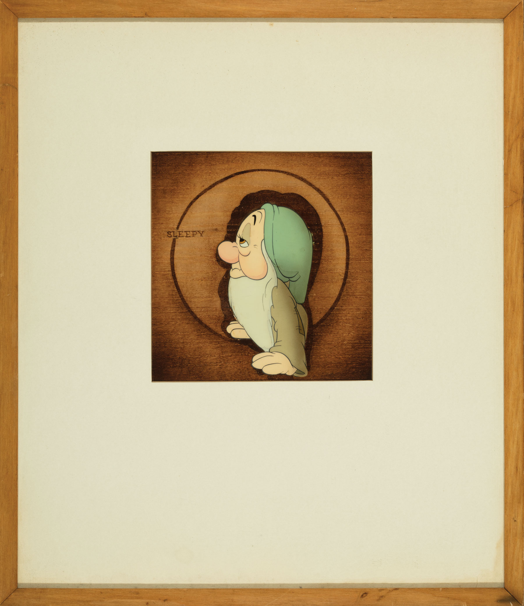 Walt Disney Studios "Snow White and the Seven Dwarfs" Animation Cels , "Snow White and Bashful",