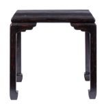 Baker "Far East Collection" Lacquer Side Table , h. 24 in., w. 26 in., d. 24 in