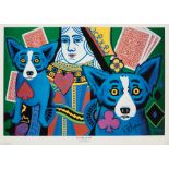 George Rodrigue (American/Louisiana, 1944-2013), "Luck Be a Lady", 1999, poster, signed lower