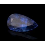 Pear Shaped Ceylon Sapphire Loose Stone , wt. approx. 1.90 cts., 10.50 x 5.75 x 4.4 mm . Provenance: