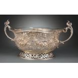 Continental .800 Silver Centerpiece or Punchbowl , German, late 19th/early 20th c., marks rubbed,