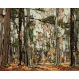 Frank Swift Chase (American, 1886-1958), "Autumn Landscape", oil on canvas board, signed lower