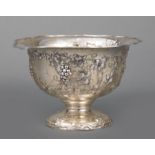 Fine American Sterling Silver Repousse Footed Bowl , Peter Krider & Co., Philadelphia, act. 1850-