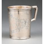 American Coin Silver Presentation Cup , Jones, Ball & Co., Boston, wc. 1853-1855, marked incuse "