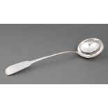 New Orleans Coin Silver Soup Ladle , Jean-Noel Delarue (b. Bordeaux 1776, d. New Orleans 1842,