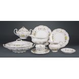 Wedgwood Polychrome and Gilt Porcelain Luncheon Service , late 19th/early 20th c., marked, scalloped