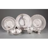 Miscellaneous Group of Small American Sterling Silver Table Objects , incl. Whiting bud vase, h.