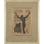 Prentiss Taylor (American, 1907-1991) , "Christ in Alabama", 1932, lithograph on paper, pencil-