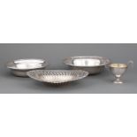 Group of American Sterling Silver Holloware , 20th c., various makers, incl. Whiting reticulated