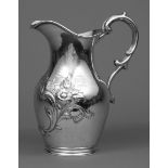 New Orleans Coin Silver Water Pitcher , Adolphe Himmel (1825/6-1877) for Hyde & Goodrich, 1853-1861,