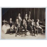 Collection of Rare New Orleans Jazz Photographs , 1920s, incl. "King Oliver and The Creole Jazz