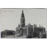 A collection of approximately 216 assorted postcards, predominantly of local topographical